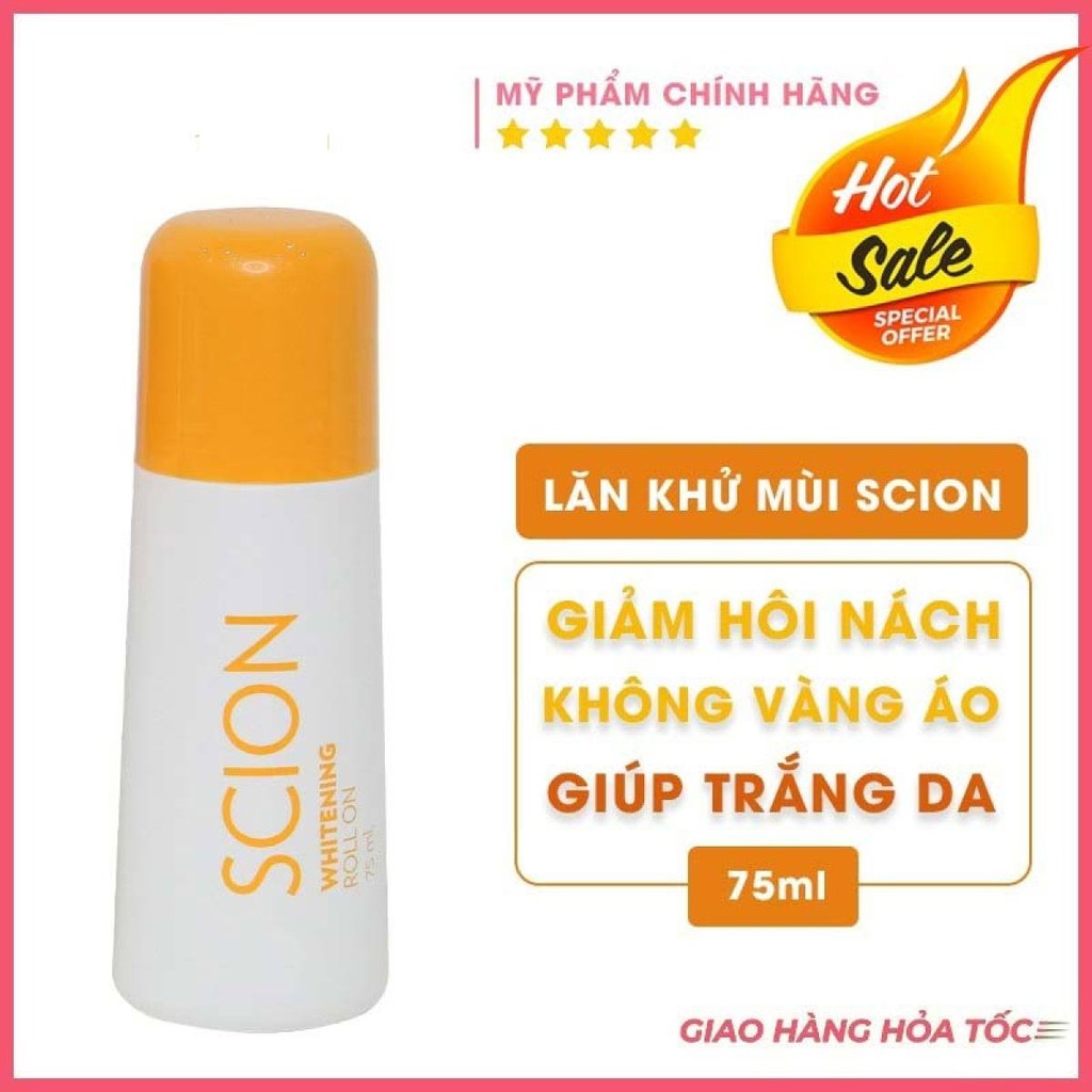 (Chính Hãng) Lăn Nách Scion Khử Mùi Cơ Thể Đặc Biệt Hôi Nách Hôi Chân + Tặng 1 Mặt Nạ Dưỡng Da