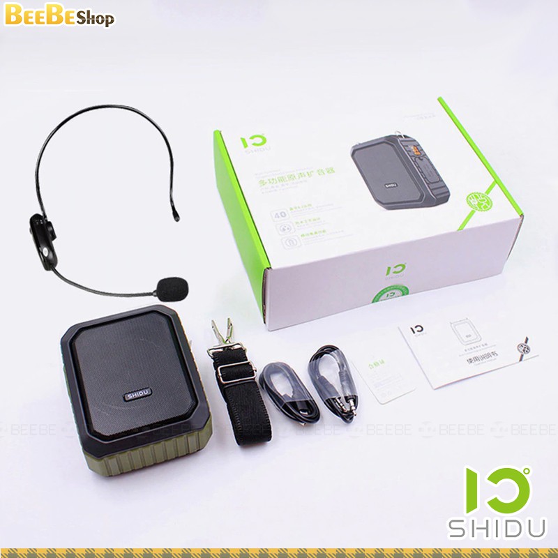 Shidu SD-S618 - Máy Trợ Giảng Không Dây UHF,Có Bluetooth (công suất 18w)