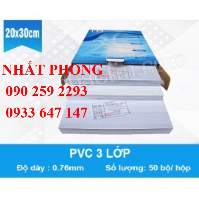 phôi thẻ nhựa pvc 3 lớp