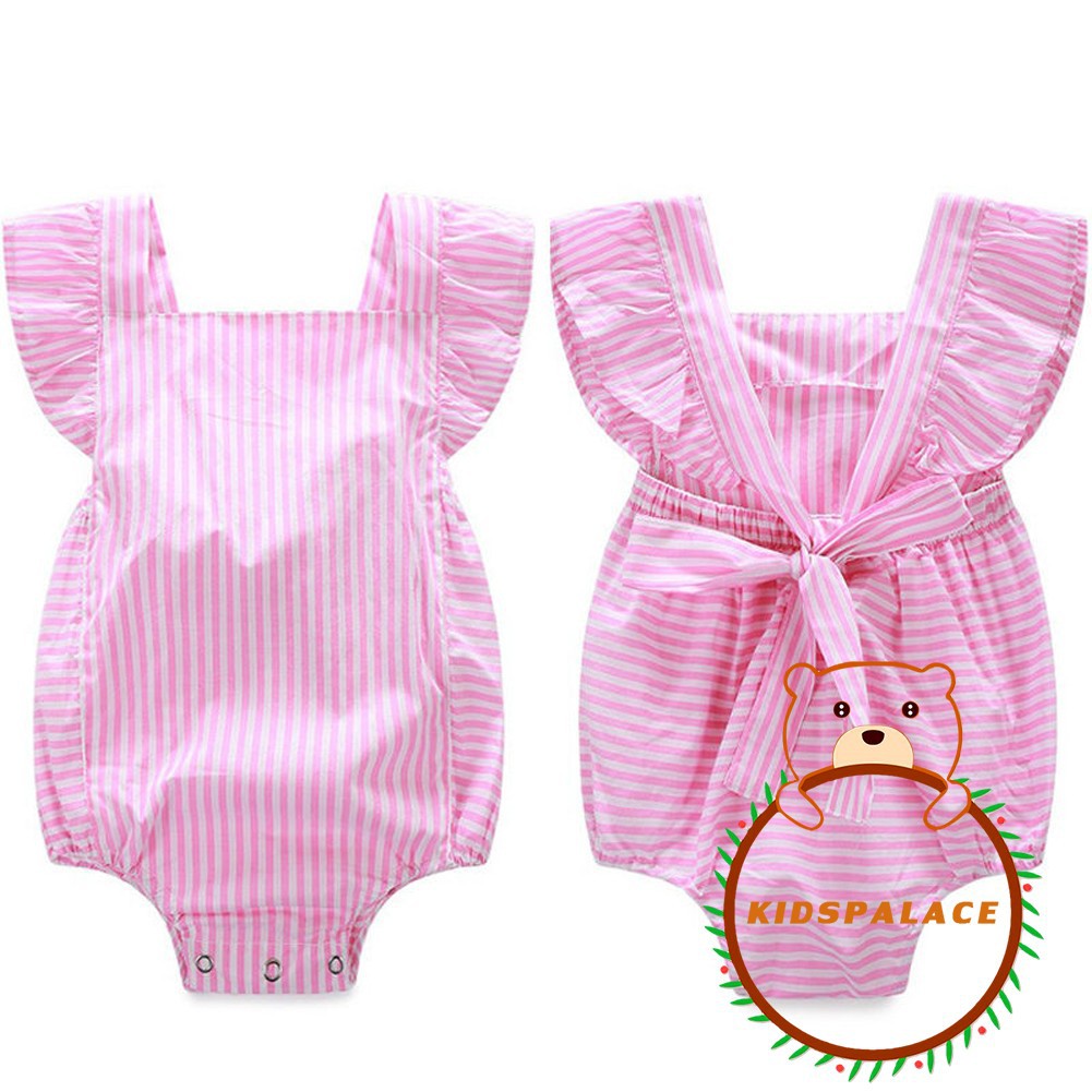 Bộ Bodysuit Một Mảnh Cột Nơ Dễ Thương Cho Bé Sơ Sinh