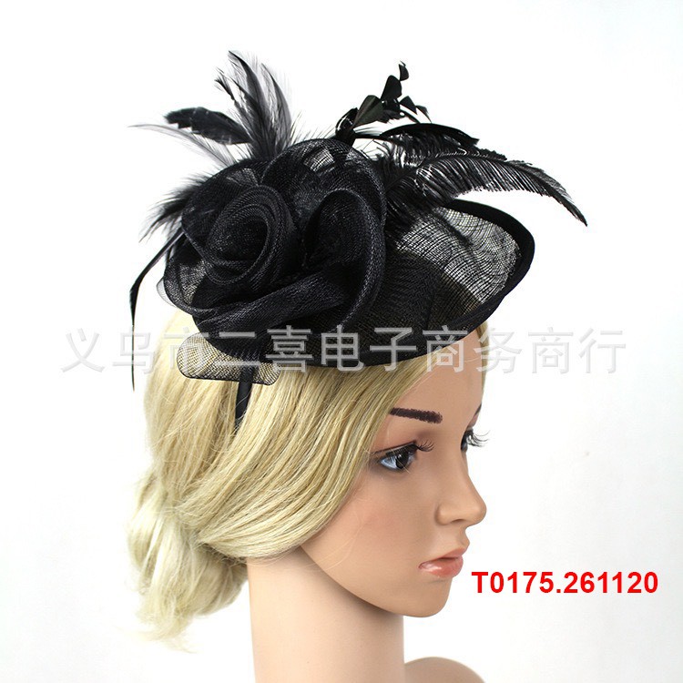 Mũ lưới lông vũ thời trang cho cô dâu