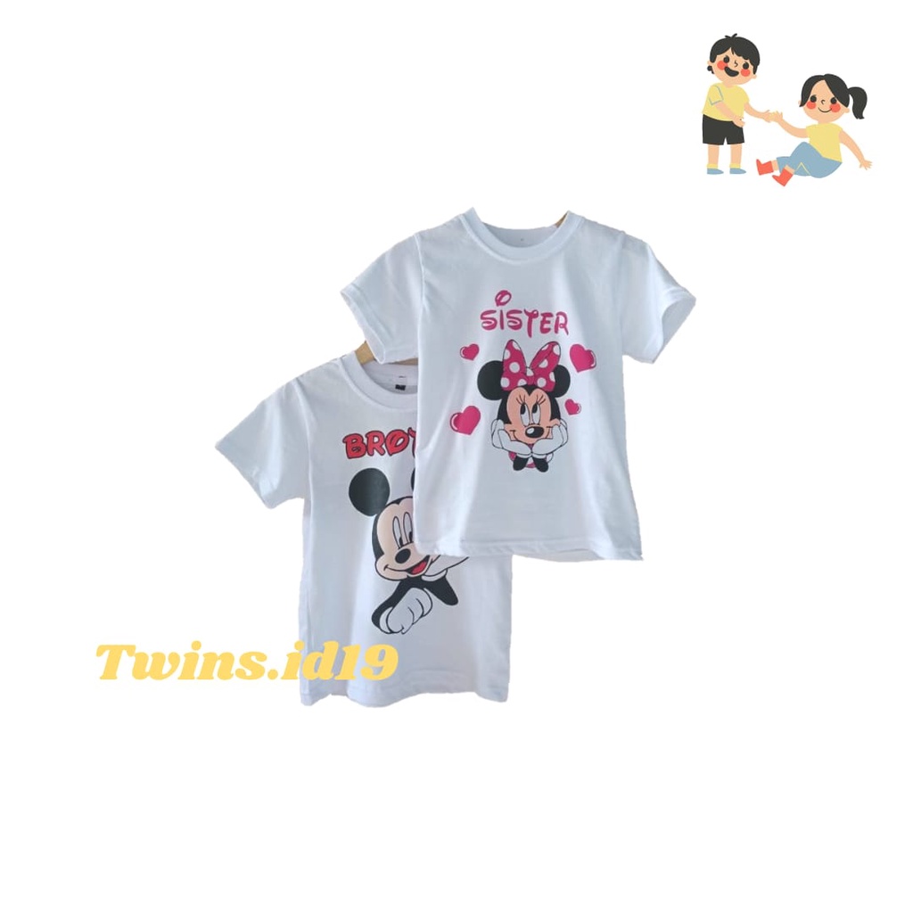 Áo Thun Unisex Chuột Mickey Zozi Cao Cấp