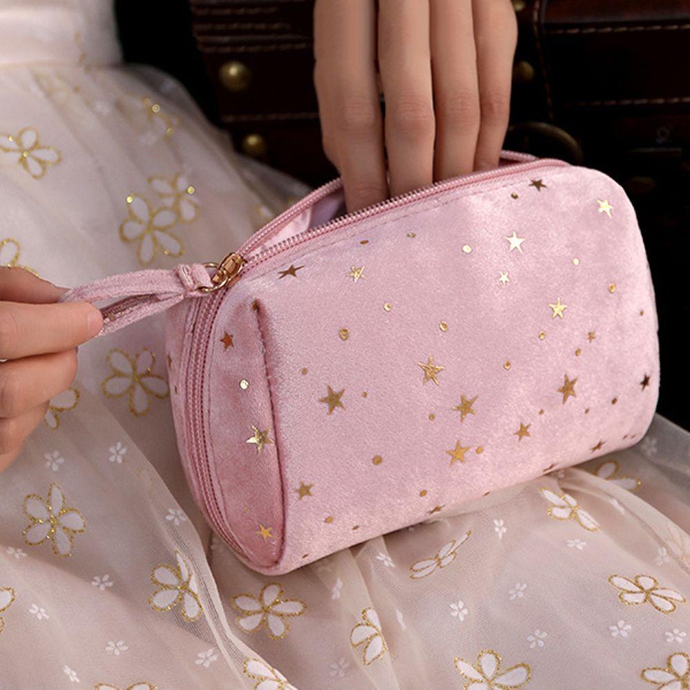 MOCHO Túi Đựng Đồ Trang Điểm In Họa Tiết Ngôi Sao Thời Trang Cho Nữ