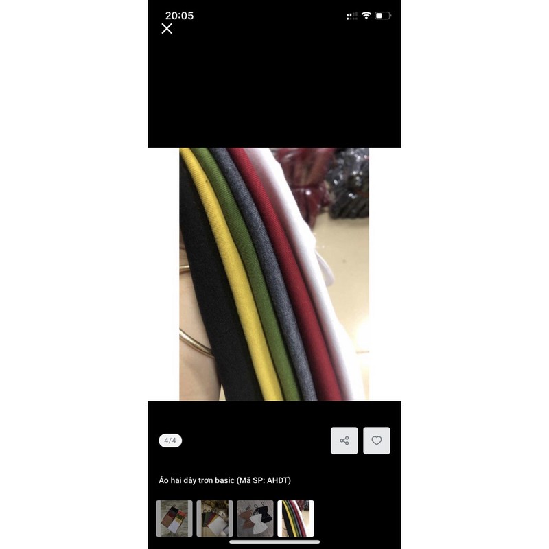 [CHỌN QUÀ] 😋🎁🎀 Combo 5 chiếc áo 2 dây cotton trơn đơn giản nhiều màu chất đẹp | BigBuy360 - bigbuy360.vn