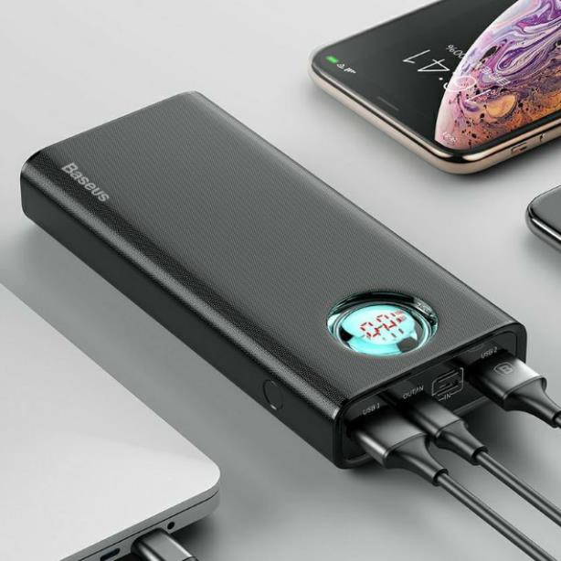 Pin sạc dự phòng Baseus20,000mAh cho Smartphone/ Tablet/ Macbook