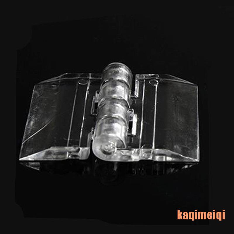 Set 10 bản lề acrylic trong suốt 5 kích thước tiện lợi