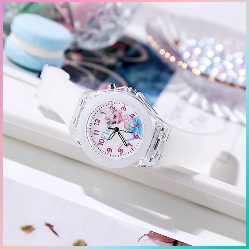 Đồng hồ kim đeo tay chống nước dây silicone  cho trẻ em - Con cưng 99