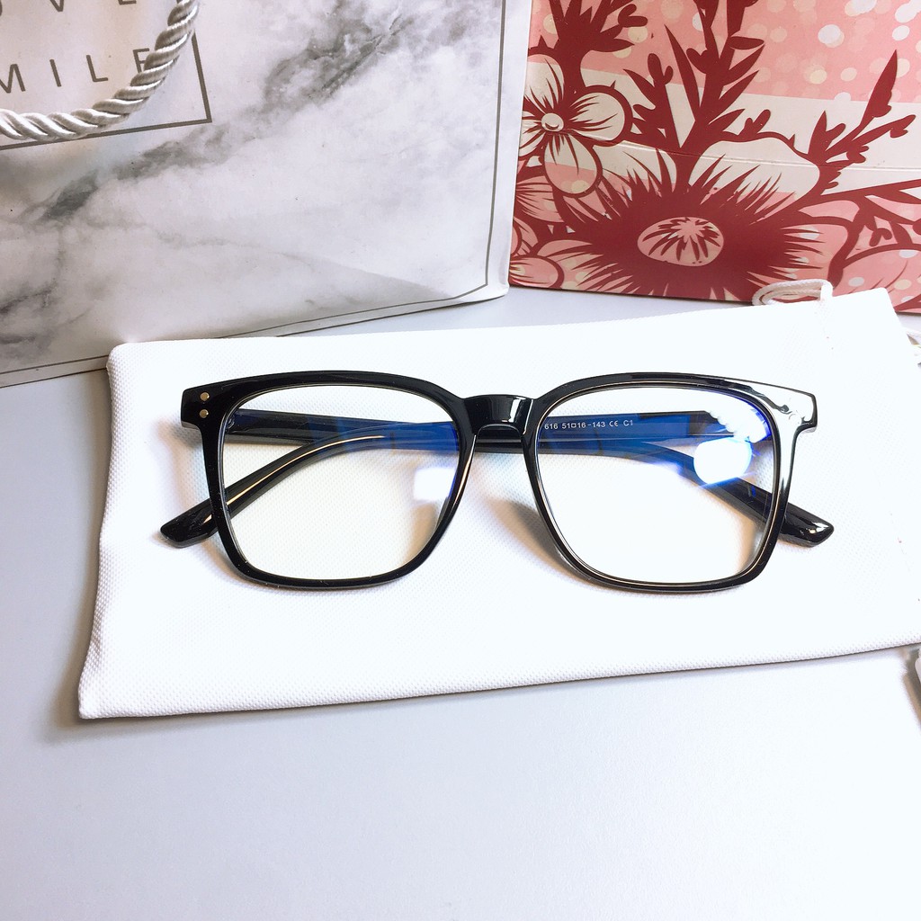 [Mã FARSSTGRE giảm 5K đơn bất kỳ] Gọng kính vuông to 616 nhận cắt cận viễn loạn | BigBuy360 - bigbuy360.vn