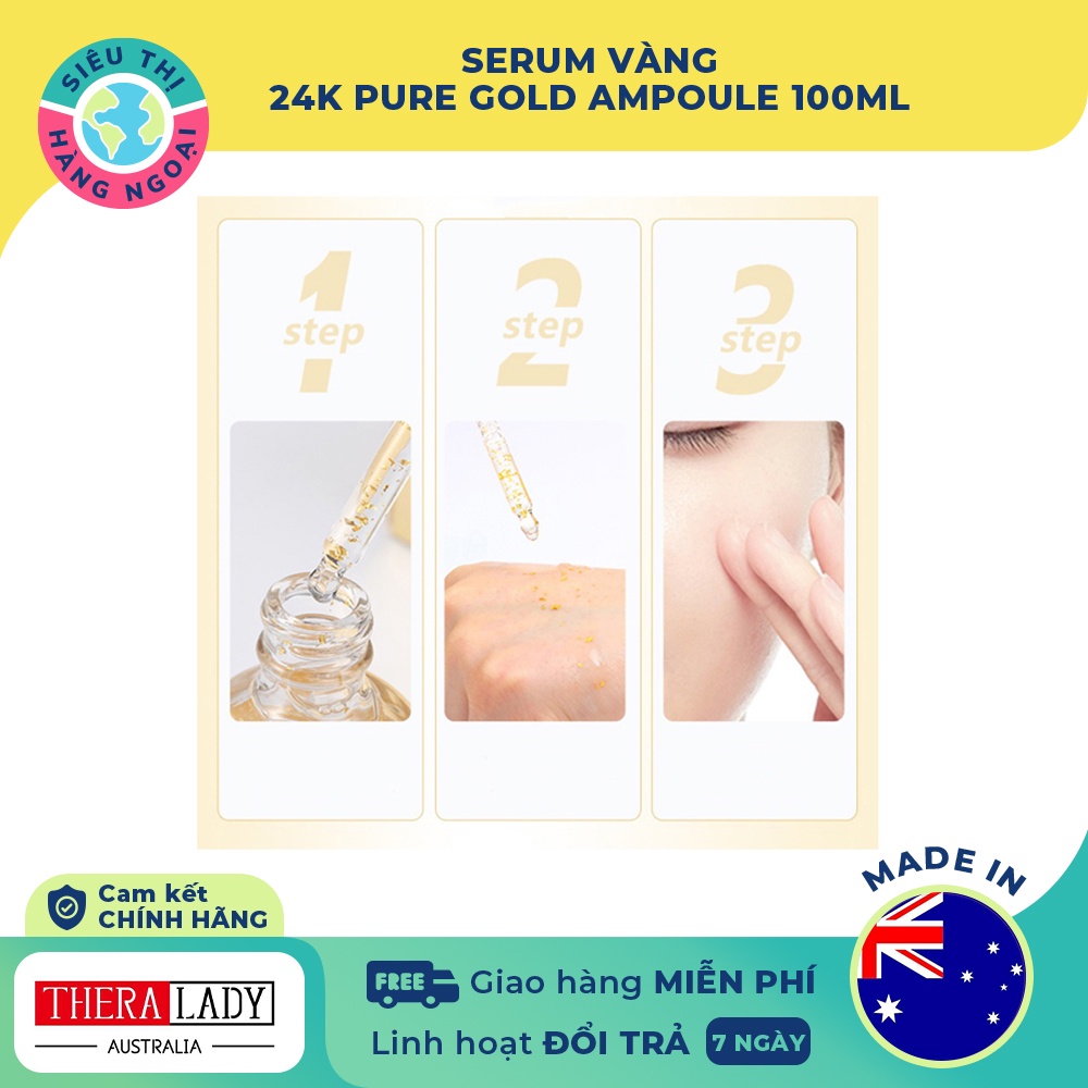Serum tinh chất vàng 24K Pure Gold Ampoule của Úc - 100ml | BigBuy360 - bigbuy360.vn