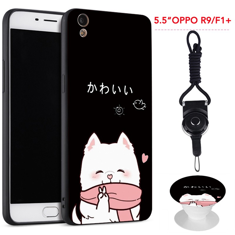 Cartoon Phone Case for 5.5 OPPO F1 Plus F1+/X9009 Hand phone for OPPO Back Cover with the Same Pattern airbag phone bracket and a Roper
