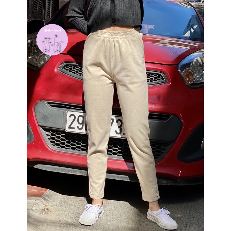 quần baggy umi dạ, phối cúc_539