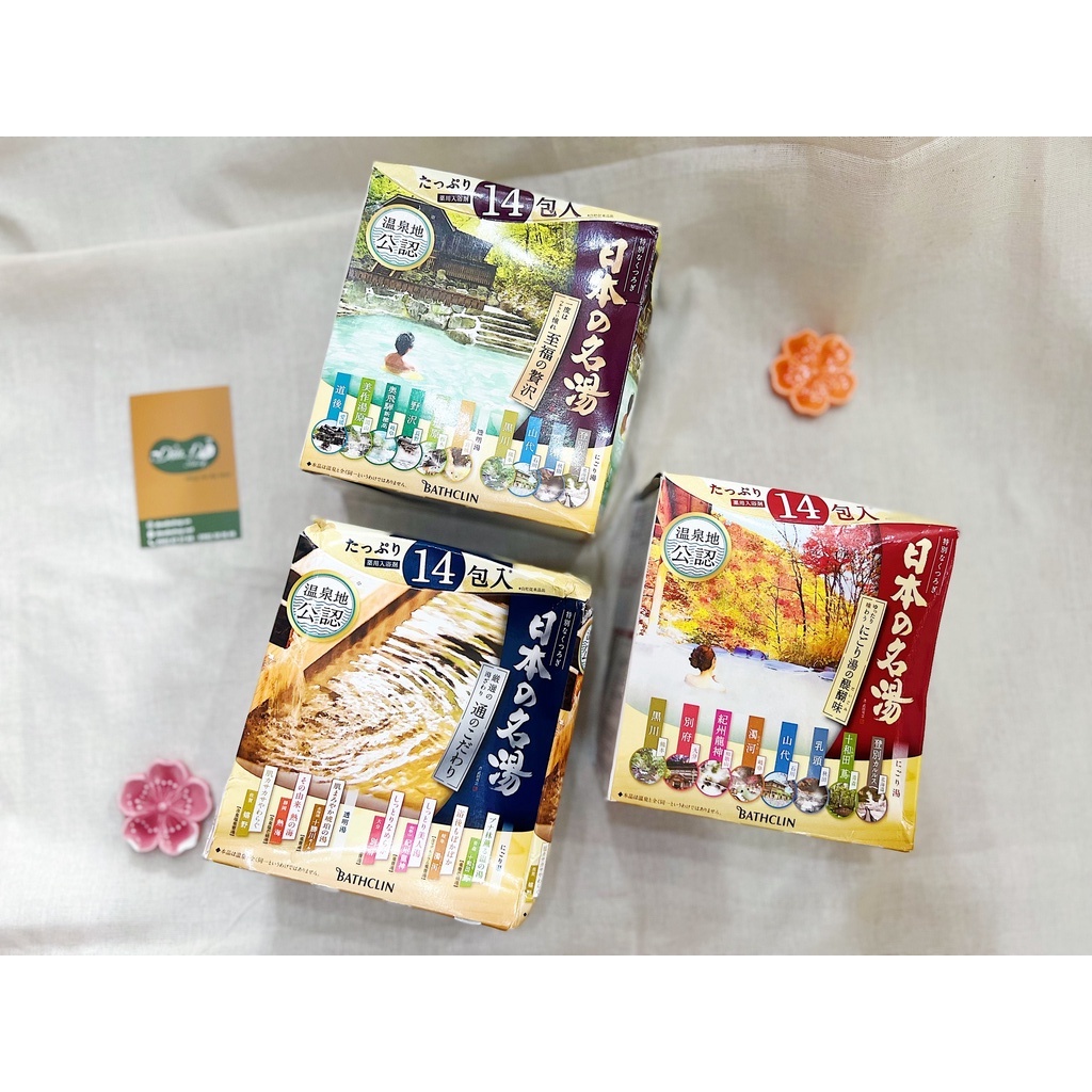 Muối tắm ngâm bồn Onsen cao cấp Luxury Bathclin  - Hàng nội địa Nhật
