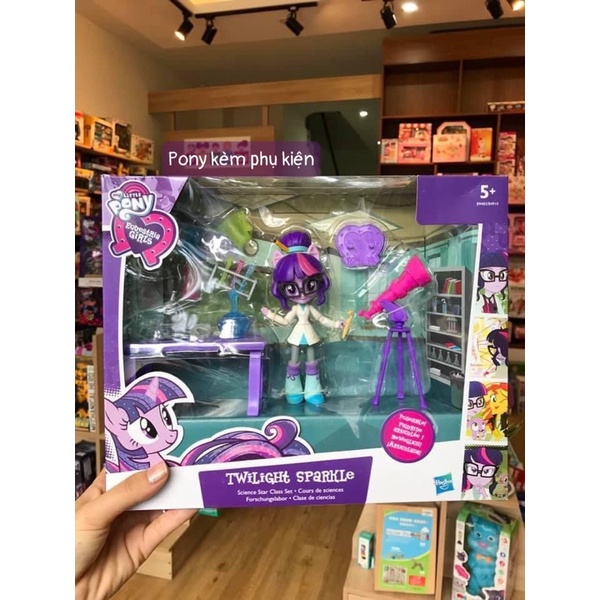 Bộ Pony kèm phụ kiện Twilight/Rainbow