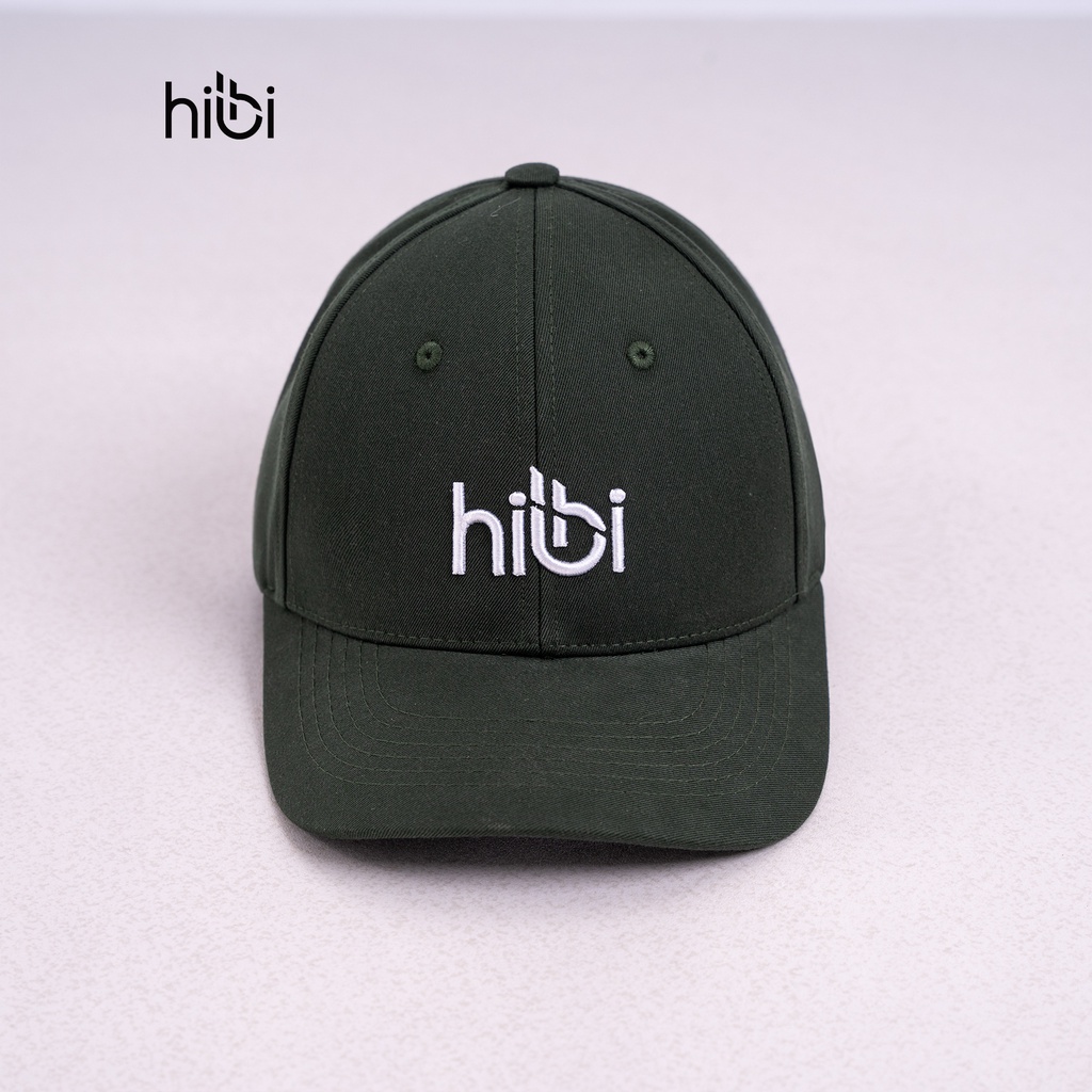 Mũ lưỡi trai thể thao 6 múi Hibi Sports A006 ôm đầu thêu 3D chữ basic, vải kaki cao cấp