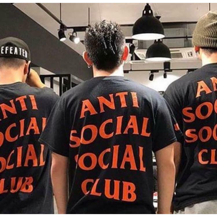 Áo Thun Unisex in 1 mặt Anti Social Social Club