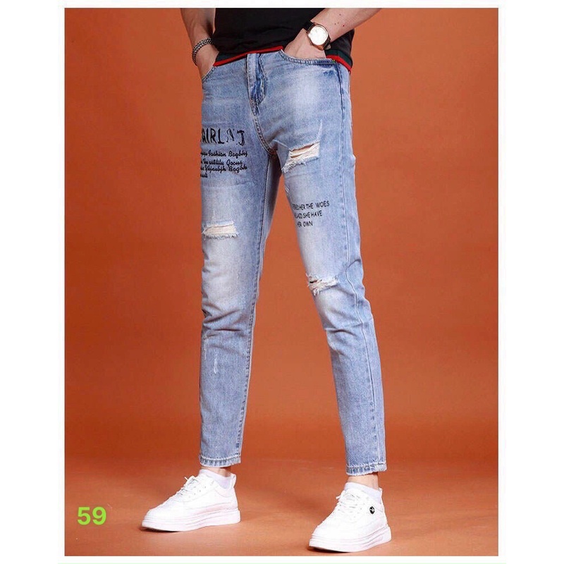 Quần jean dài nam , Quần Bò Nam thời trang cao cấp nam MuradFashion mẫu MS9724