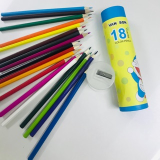 Viết chì màu có gọt. Có 2 loại : 12 & 18 màu. Xịn -rẻ