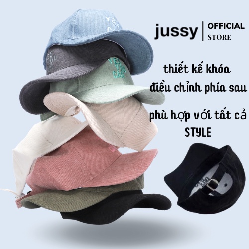 Mũ Lưỡi Trai Nam Nữ Thời Trang Jussy Nón Lưỡi Trai Yes You Can Chất Vải Nhung Gân Dày Form Nón Unisex Nhiều Màu Hot