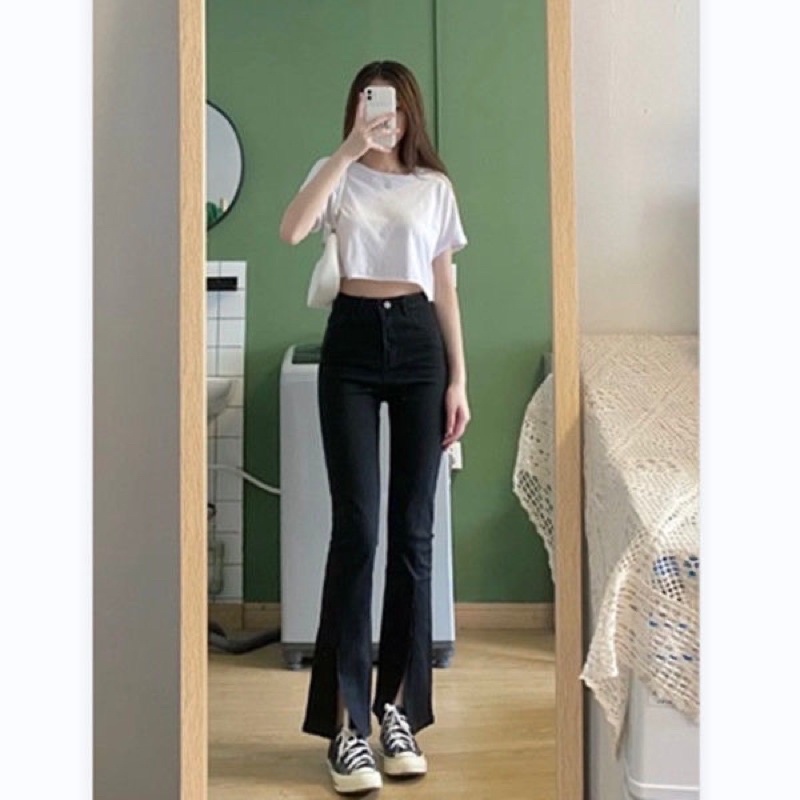 QUẦN JEANS KAKI LOE XẺ ỐNG ODER QUẢNG CHÂU