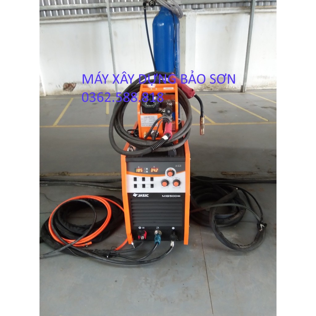 Máy hàn MIG 500 Máy hàn jasic MIG đầy đủ phụ kiện bảo hành 1 năm