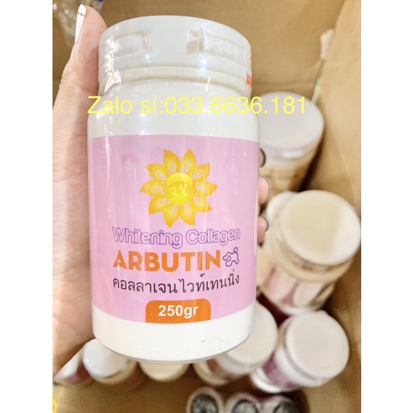 hủ kem kích trắng arbutin 3c3 hủ 250g hàng thái (hủ màu Hồng)