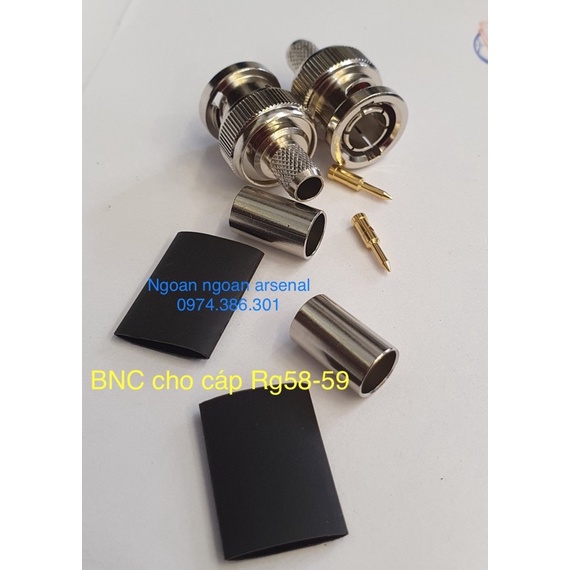 Jack Bnc camera chuẩn SDI hàng cao cấp kim đồng mạ vàng 24k. Báo giá 1 cái