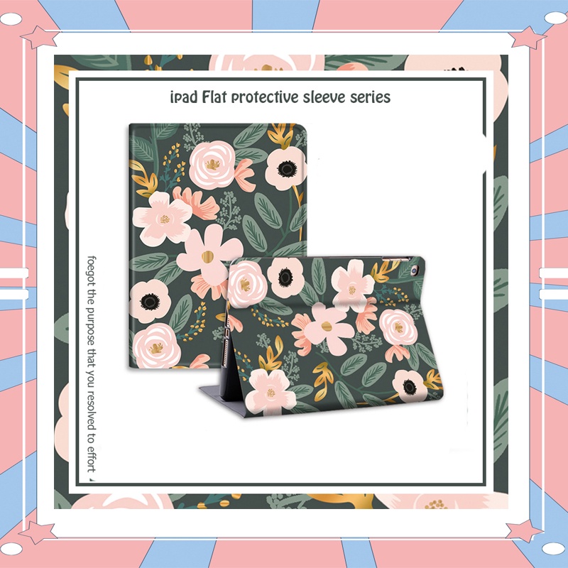 Bao Da Họa Tiết Hoa Xinh Xắn Cho Ipad Air4 Pro11 12.9 (2020) Ipad Gen7 / 8 10.2 Air3 Pro 10.5 Air1 / 2 | BigBuy360 - bigbuy360.vn