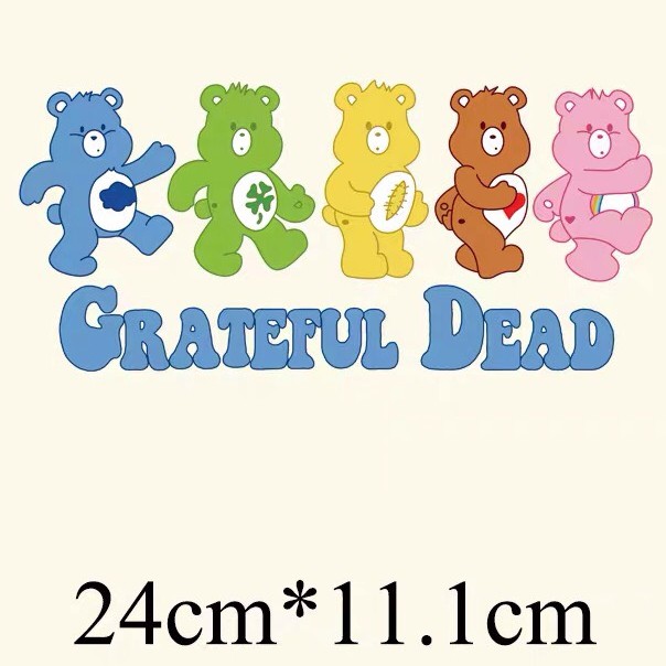 Sticker ủi dễ thương - mẫu 5 con gấu màu sắc