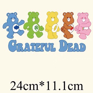 Sticker ủi dễ thương - mẫu 5 con gấu màu sắc