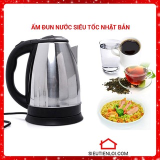 Ấm đun nước siêu tốc Electric Kettle 1.8L Nhật Bản hàng chính hãng - Ấm đun nước inox 304