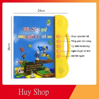 Sách Nói Điện Tử Song Ngữ Anh- Việt Giúp Trẻ Học Tốt Tiếng Anh Sách nói điện tử song ngữ sách nói song ngữ Anh Việt