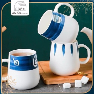 Cốc,ly uống nước nhật; cốc, ly sứ 350ml nhật 12.3.5.1