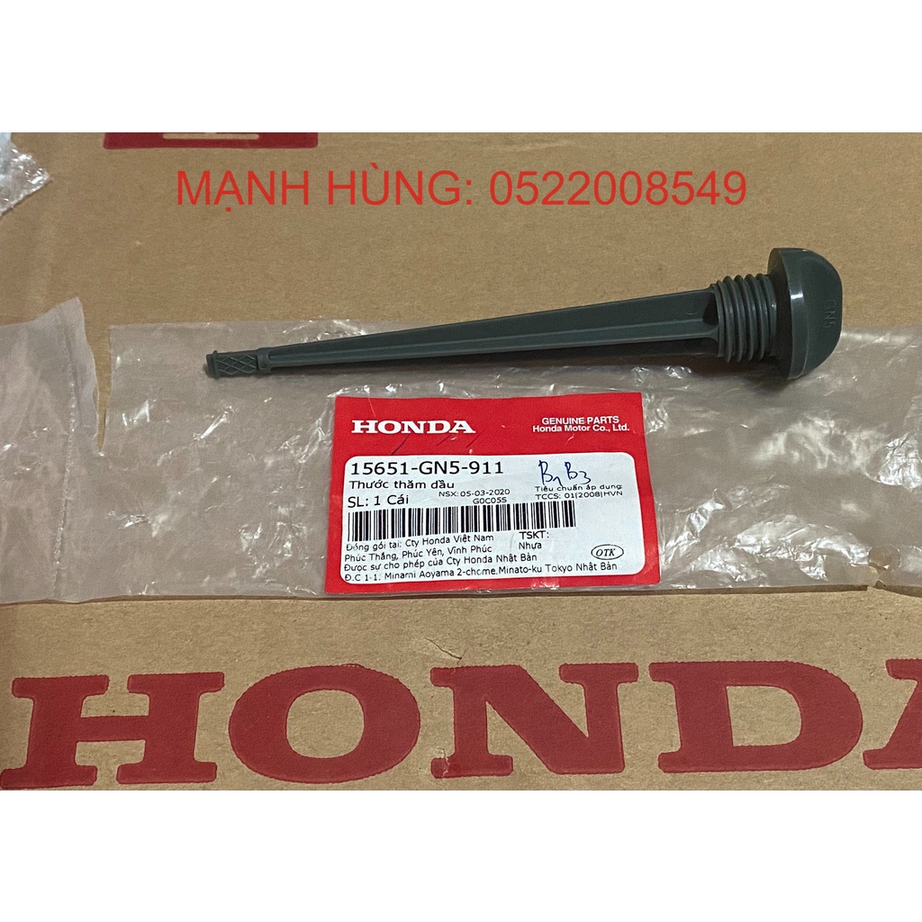 Thước thăm dầu Wave A100, Wave RS100 (15651GN5911)