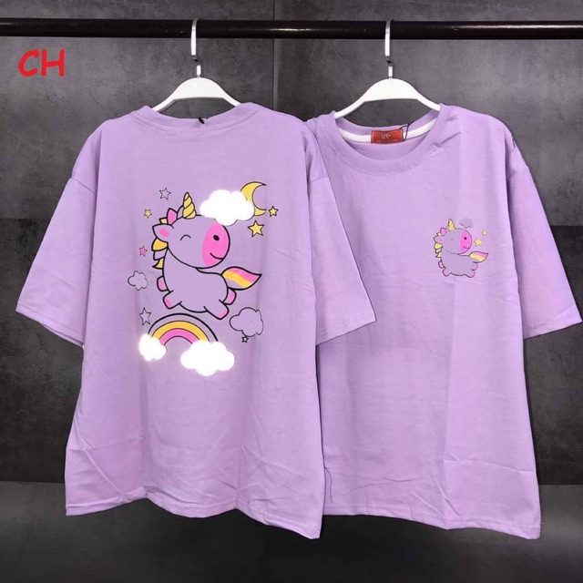 [FREESHIP ĐƠN TỪ 50K] Áo phông phản quang kì lân cầu vồng COH0220 1