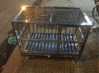 Chuồng chó lắp ráp inox