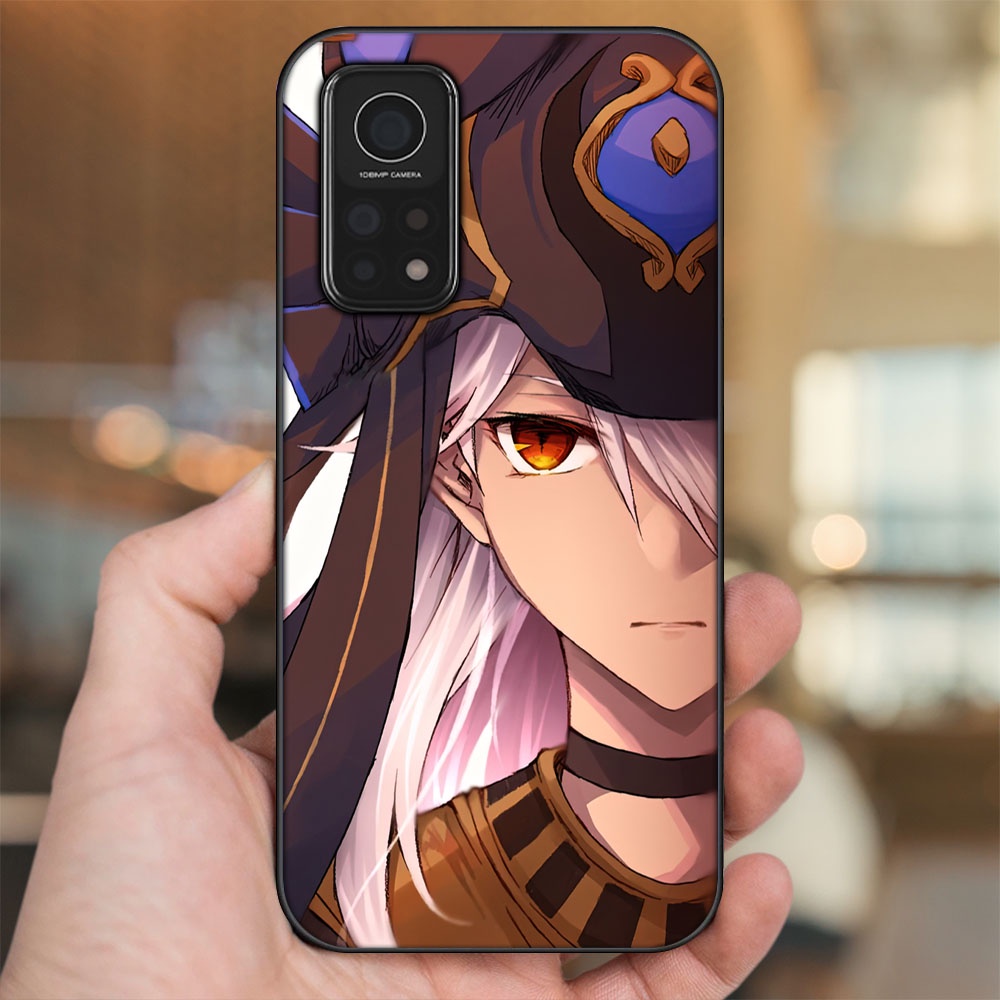 Ốp lưng Xiaomi Mi 10T Pro 5G viền đen in hình Cyno Genshin Impact