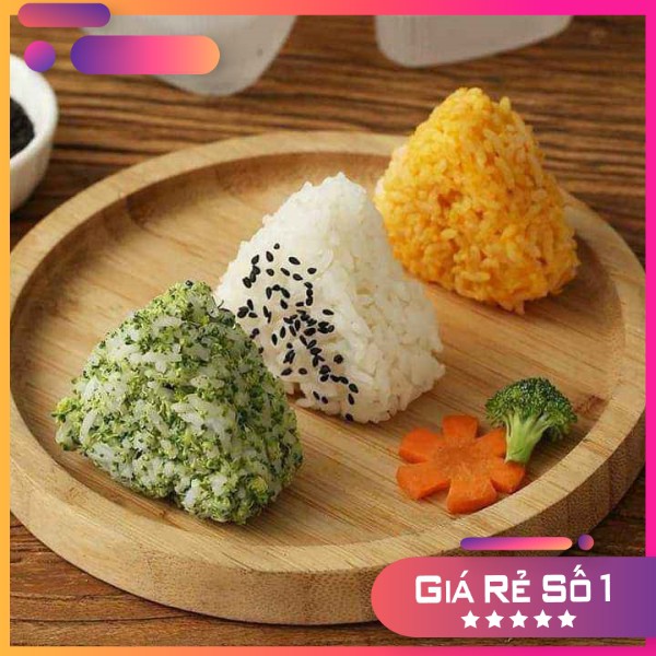 KHUÔN LÀM CƠM NẮM ONIGIRI, SET 7 KHUÔN CƠM SILICON xinh xắn nhieu hình ngộ nghĩnh đáng yêu - Nội Địa Nhật Bản