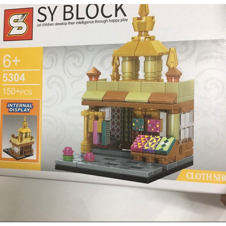 Đồ chơi lắp ghép quán cà phê sang trọng