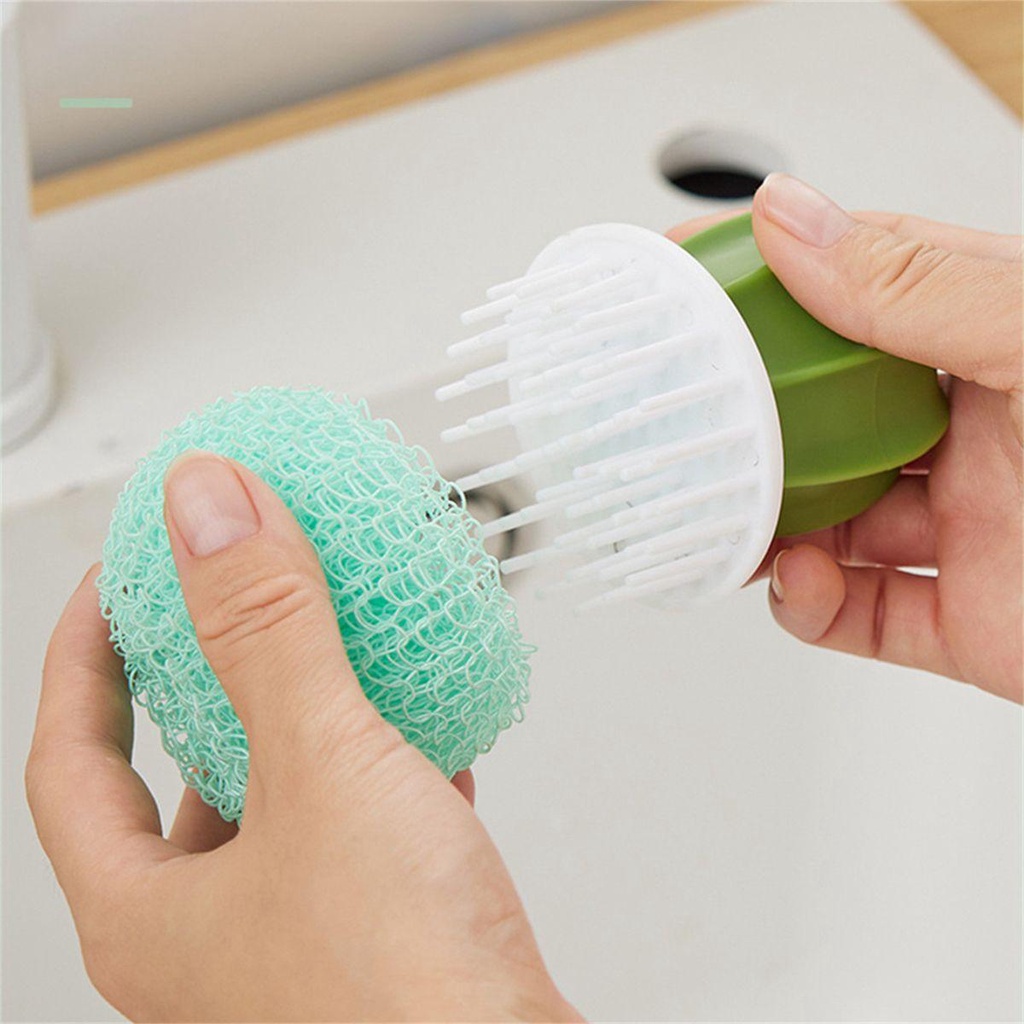 Miếng Rửa Chén Bằng Silicon Họa Tiết Dễ Thương