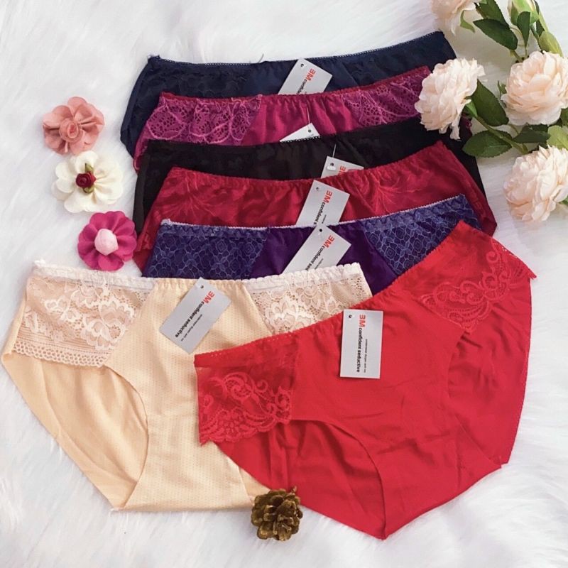 [Mã 12FASHIONSALE1 giảm 10K đơn 50K] QUẦN LÓT SU PHA REN MỀM ĐẸP ẢNH TỰ CHỤP | BigBuy360 - bigbuy360.vn