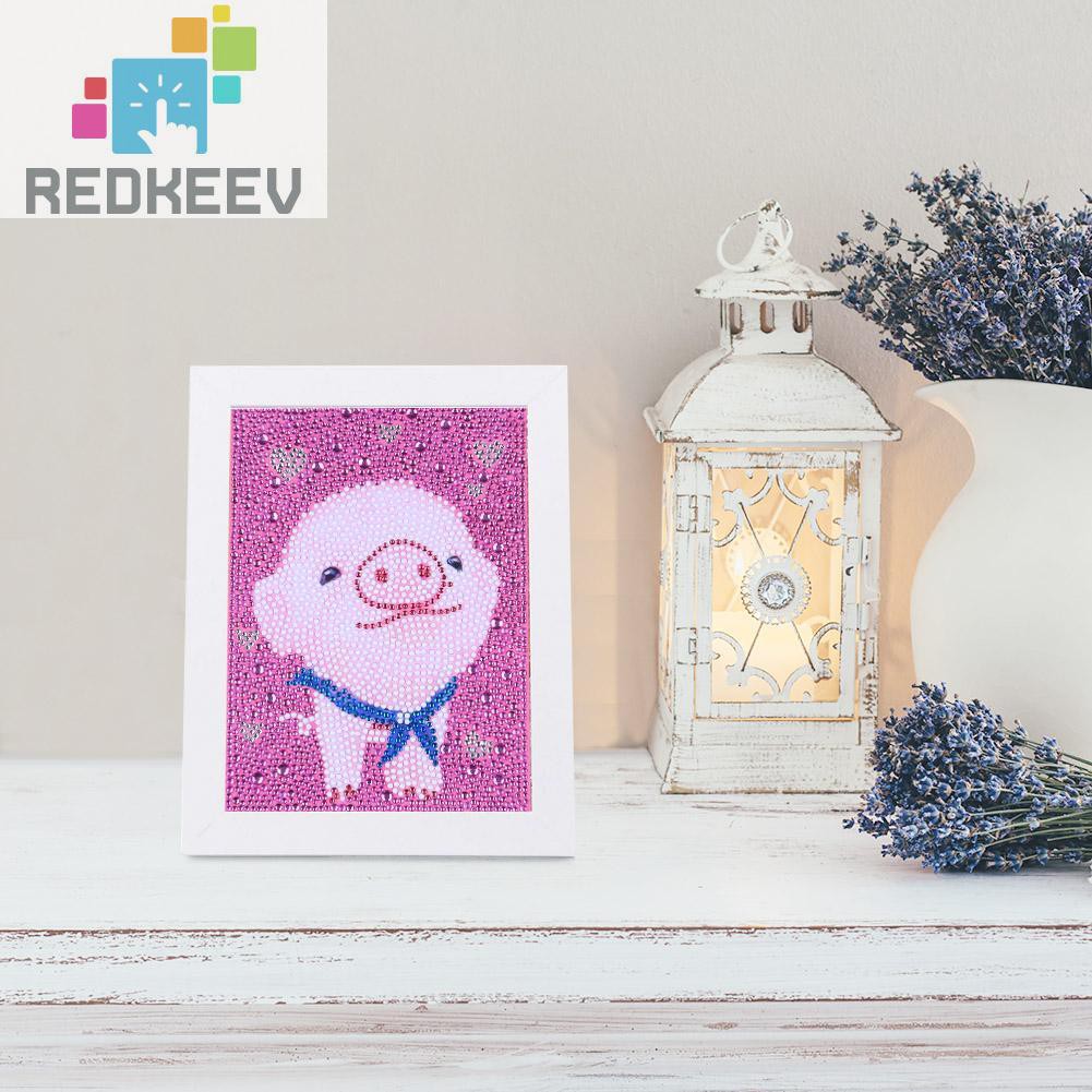 Bộ Tranh Đính Đá 5d Tự Làm Hình Hoạt Hình Redkeev 1.13