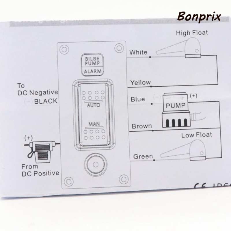 Bảng công tắc bơm 3 chiều tự động 12v 24v với chuông báo | BigBuy360 - bigbuy360.vn