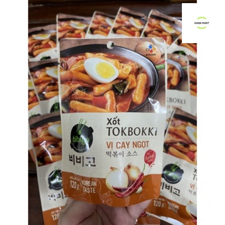 &lt;nhập khẩu&gt; XỐT NẤU TOKBOKKI VỊ CAYNGỌT SIÊU NGON CJ 120G