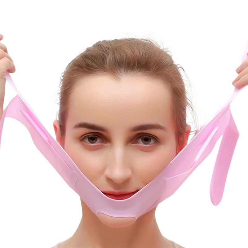 Mặt Nạ Silicon Tạo Cằm Chữ V Giúp Thon Gọn Gương Mặt Hoàn Hảo