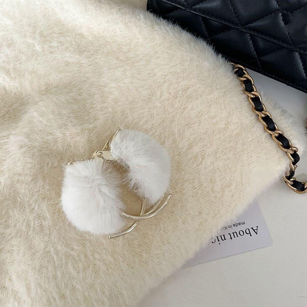 Kẹp Tóc Đuôi Ngựa Bằng Bông Thời Trang Thu Đông Cho Nữ Giá Đỡ