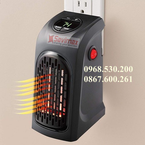 [QUÀ TẶNG MÙA ĐÔNG-RẺ VÔ ĐỊCH] -Quạt sưởi mini Handy Heater làm ấm nhanh(Loại tốt) có hẹn giờ +tiết kiệm điện -400w