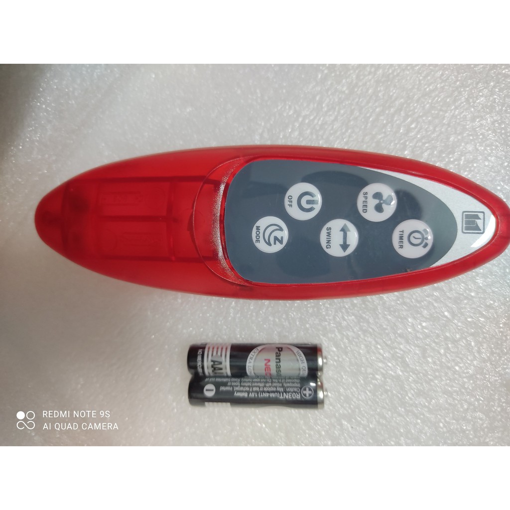 Điều khiển remote quạt Hali- dùng chung cho tất cả quạt điều khiển Hali-mẫu mã sang trọng, 2 màu