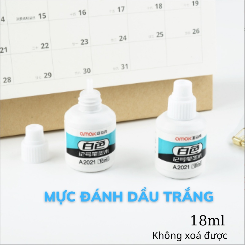 Mực Bút Sơn Trắng Đánh Dấu Không Xoá Đươc VTL SHOP
