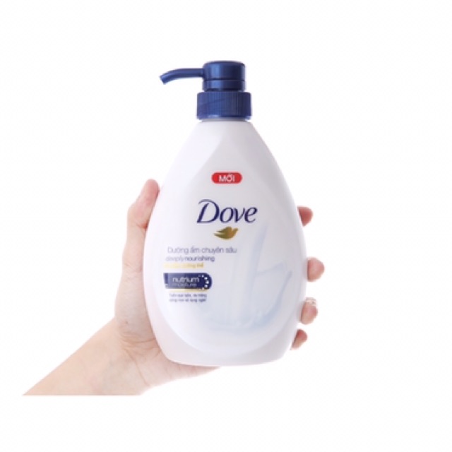 Sữa tắm Dove 530g + khuyến mãi ( theo chương trình công ty)