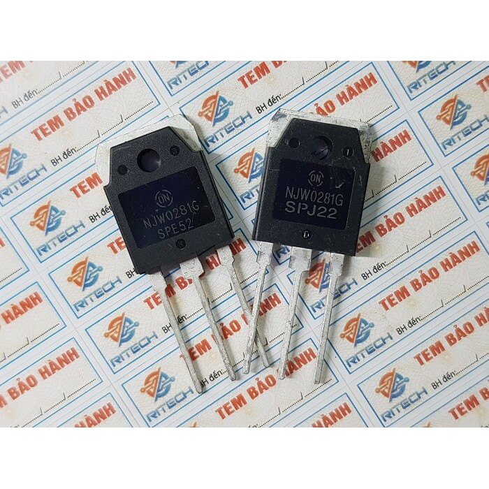 [Combo 3 con] NJW0281G Transistor NPN 15A/250V/150W TO-3P